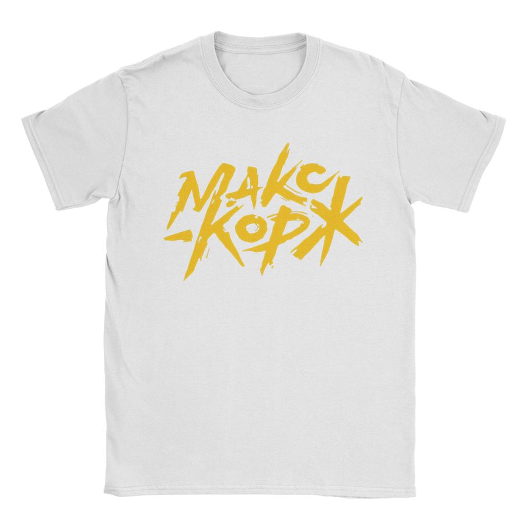 Novelty Max Korzh Belarusian Singer Tshirt Unisex O Neck 100 Cotton T Shirt Short Sleeve Tees 4xl 5xl Clothes