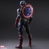 MARVEL UNIVERSE VARIANT PLAY ARTS Кай Капитан Америка подвижная окрашенная фигурка из ПВХ