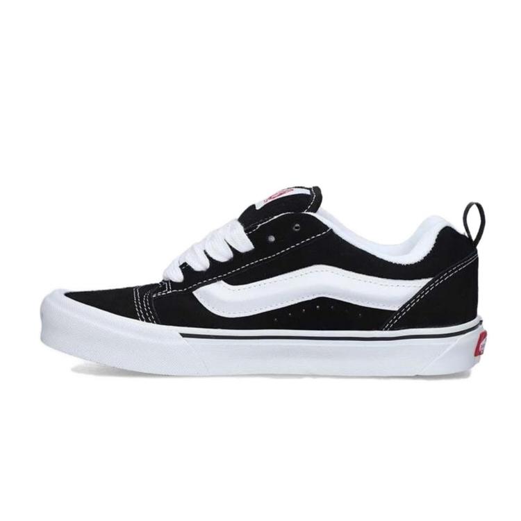 Vans Knu Skool Износостойкие Низкие Скейтбордические Кроссовки Унисекс Черные VN0009QC6BT1(Команда352-)