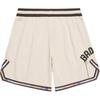 Li Ning Bad Five Color Block Letter Mid Waist Drawstring Straight Leg Sports Shorts Men shorts Gravel-Gray AAPU111-6