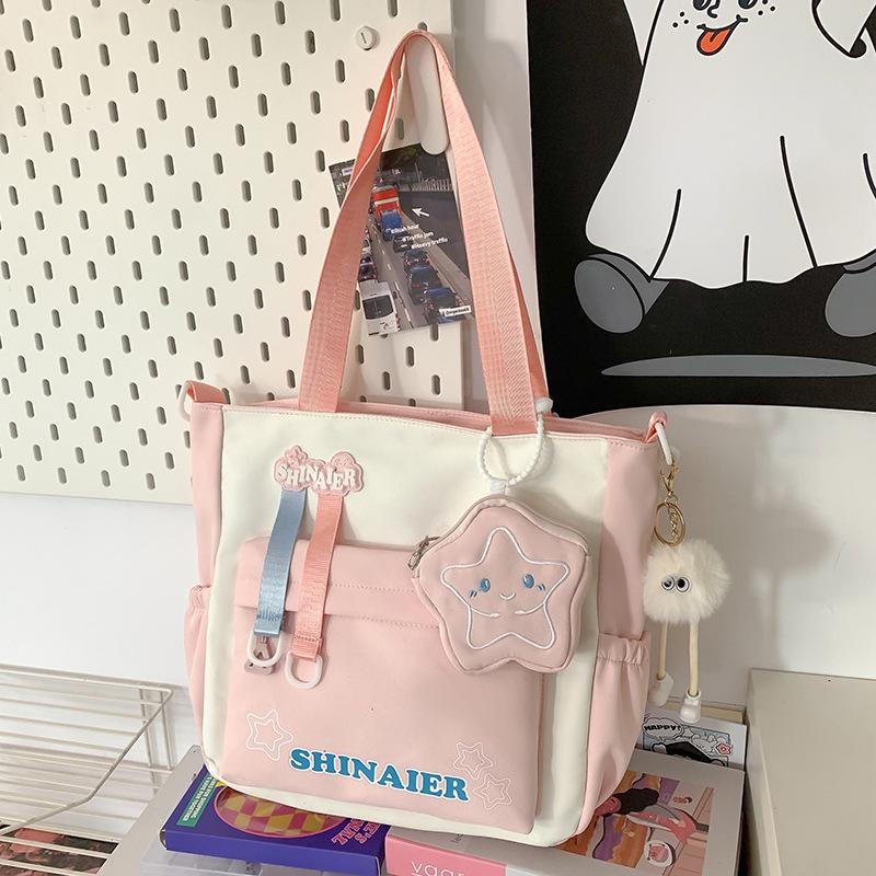 Школьный рюкзак детский, для учеников начальной школы, для девочек, для учеников средней школы, стильный комплект из двух предметов высокой ценности, рюкзак,.