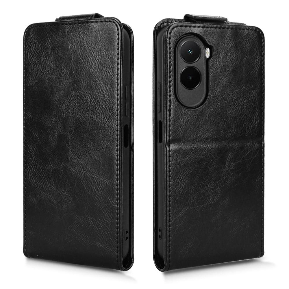 For Xiaomi Poco M7 4G (169mm)/Poco M7 Plus 5G Stand Case Magnetic Clasp Vertical Flip Leather Phone Cover with Card Holder