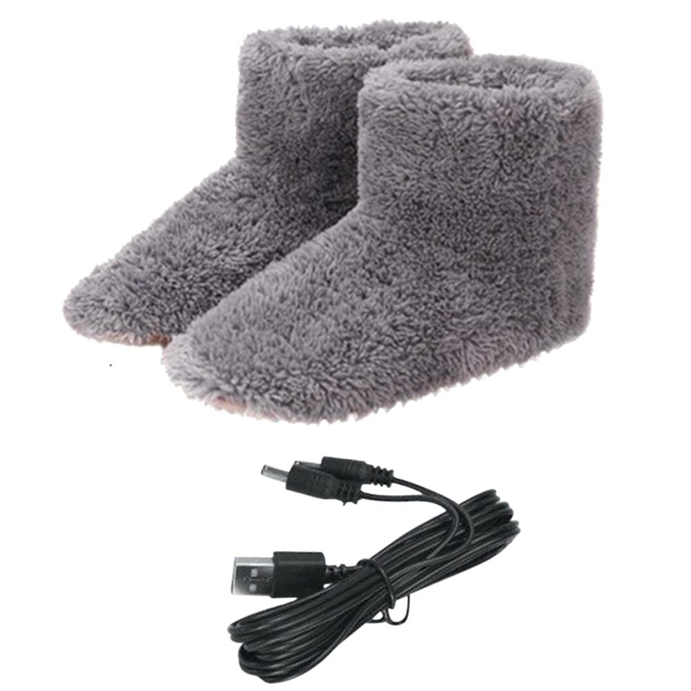 Электрические греющие ботинки Моющиеся USB нагреваемые ботинки Перезаряжаемый коврик-грелка для ног для женщин мужчин Зимние согревающие ботинки CN 35-43