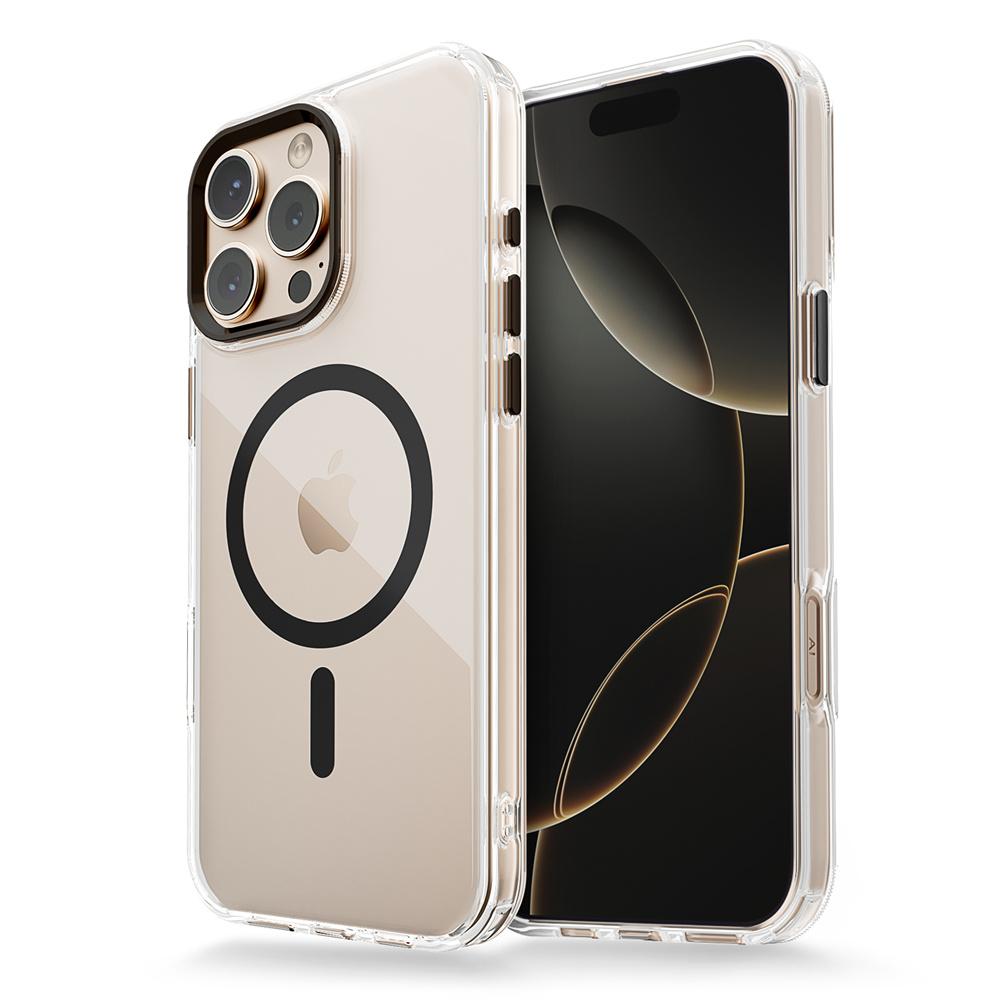 Роскошный магнитный прозрачный чехол для телефона для iPhone 16 11 12 13 14 15 Pro Max Magsafe беспроводная зарядка противоударный прозрачный чехол