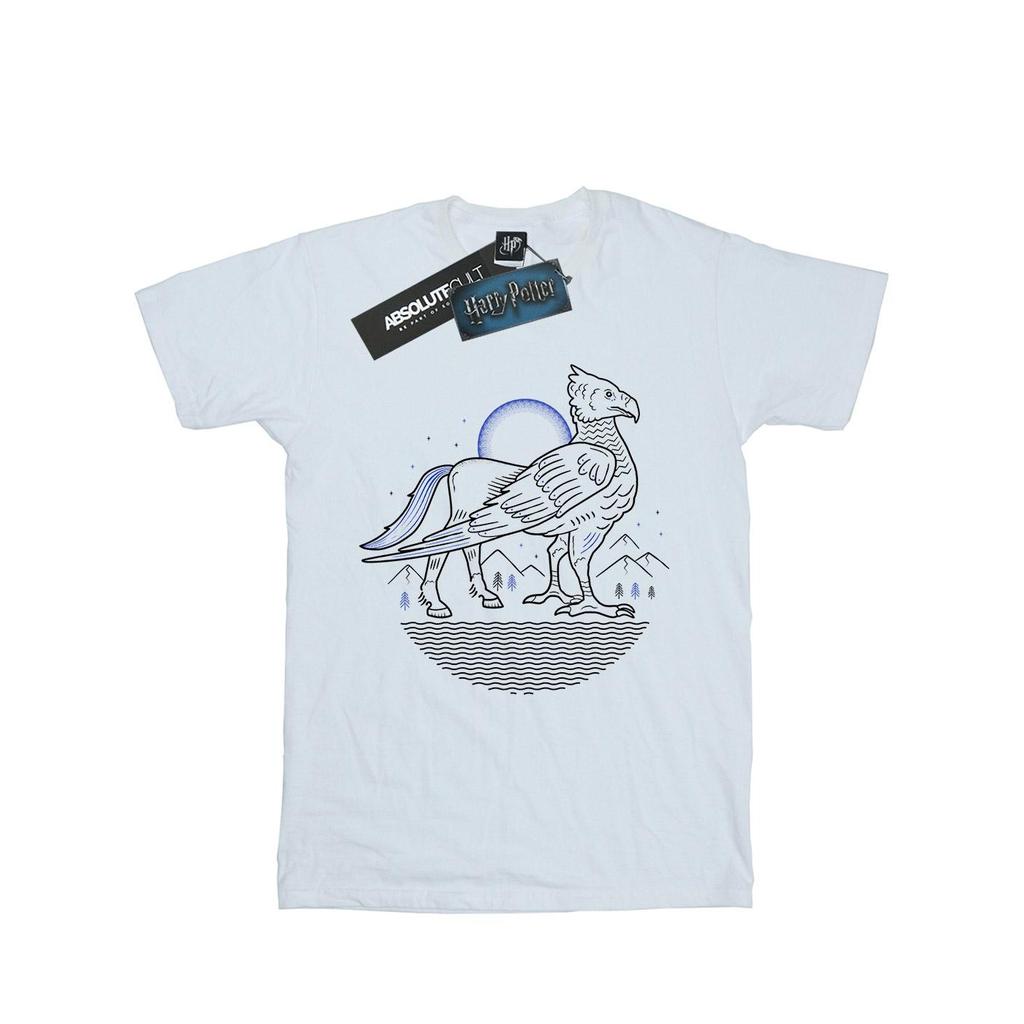 Harry Potter Mens Buckbeak Line Art T-Shirt