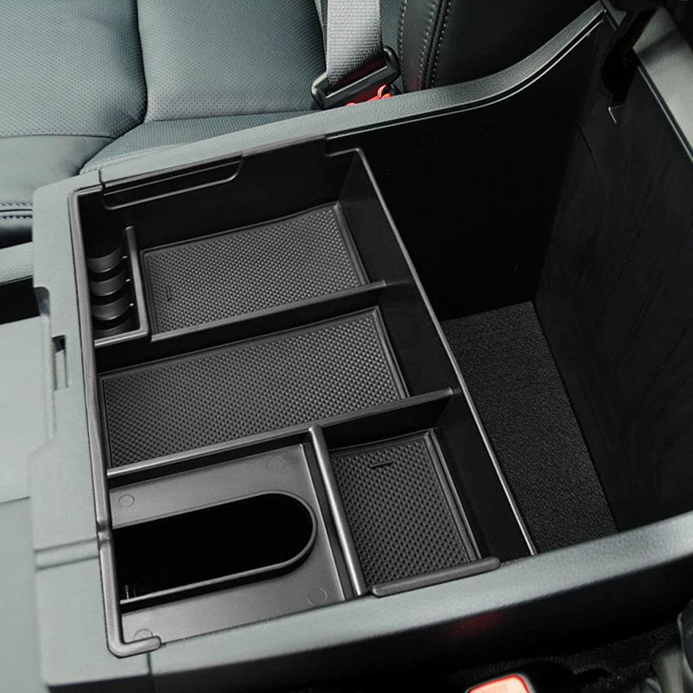 Для Toyota Tundra 2007-2020 Для Toyota Sequoia 2008-2020 Органайзер-лоток для центральной консоли Автомобильный ящик для хранения подлокотника Автоаксессуары