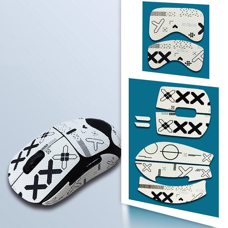Наклейка для мыши, лента для захвата, скейт, ручная работа, противоскользящая, впитывающая пот, для беспроводной мыши G Pro X Superlight