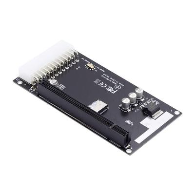 Адаптер Cablecc 4x Oculink на PCie 16x с 24-контактным портом питания ATX для материнской платы, видеокарты, SFF-8612, SFF-8611, PCI-Express