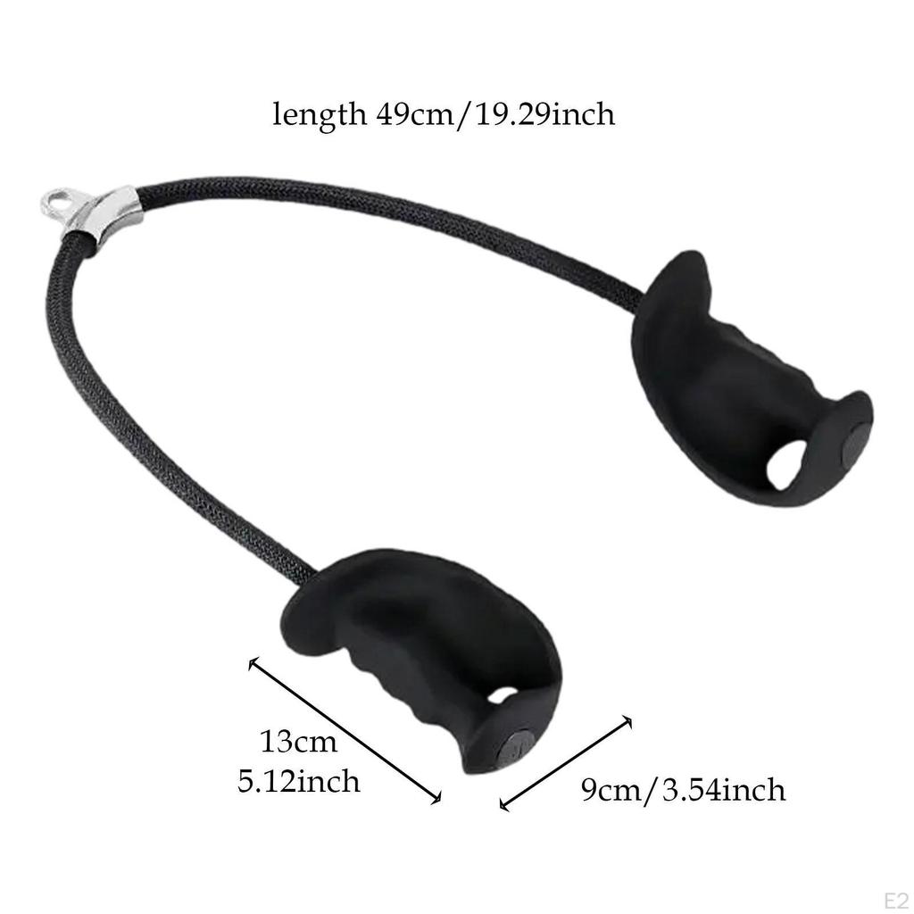 Biceps Triceps Tension Rope Cable Attachment Sturdy Pull Down for Back Gym Home