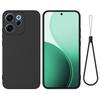 Для Oppo Reno15 FS 5G/Oppo Reno15 F 5G Чехол из жидкого силикона Задняя крышка телефона с ремешком для руки