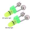 1-10Pcs Night Fishing Rod Bite Bait Alarm Light with Twin Bells Ring Fishing Bite Alarm Indicator Carp Fishing Accessories