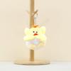 Adorable Plush Banana Duck Keychain Toy Soft Pp Cotton Stuffed Animal Accessory