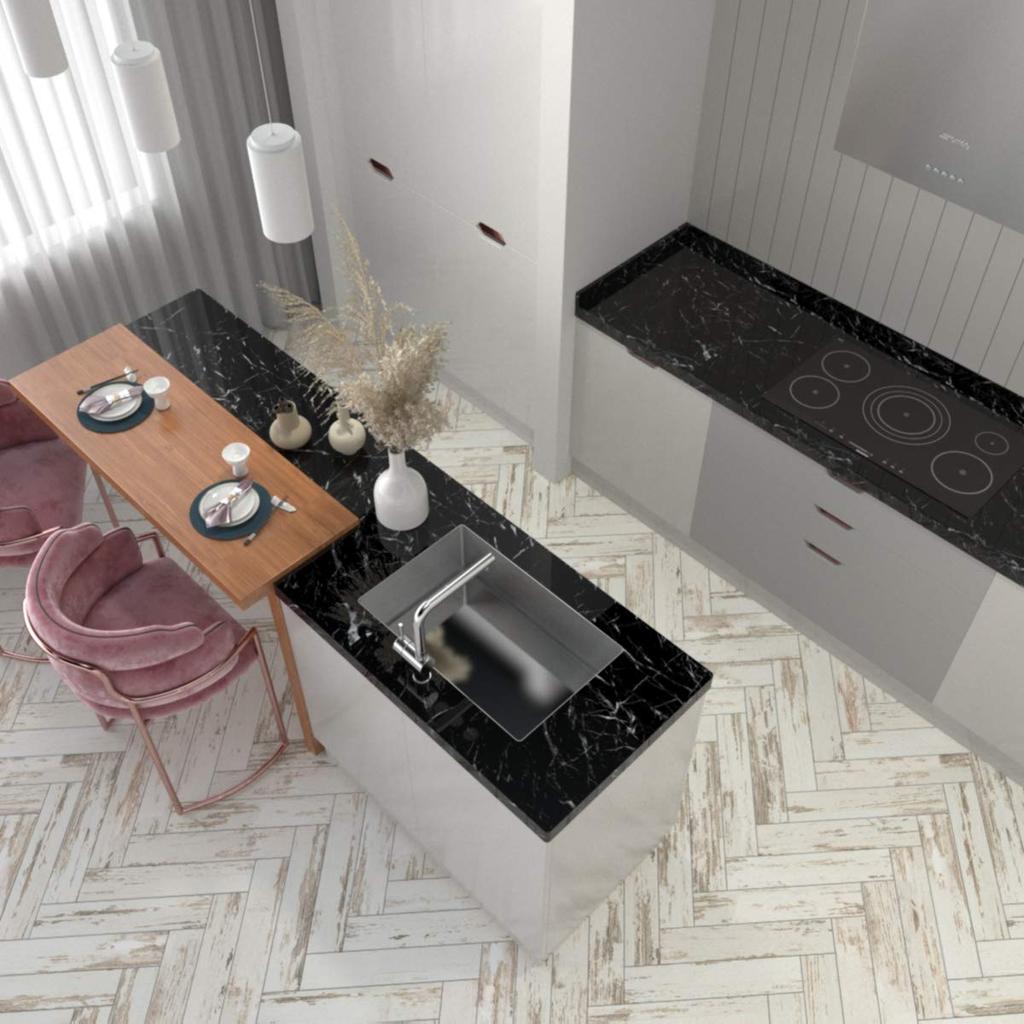 Наклейка на мраморный лист TOTIO, черные обои в мраморном стиле, съемные обои, темный ремейк-лист 80 см x 4 м, глянцевый, толстый, водонепроницаемый, маслянистый, устойчивый к теплу