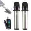 Wireless Microphone USB ALVOXCON Handheld Microphone UHF Condenser Microphone Wireless Compact Handheld Microphone ZOOM Phone Compatible Recording