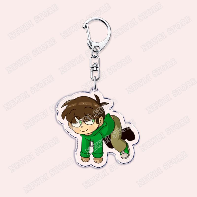 Популярные брелки Eddsworld Торд для аксессуаров Сумки Аниме Комикс Ринго Эддс Мем Брелки Украшения Геймеры Фанаты Друзья Подарки
