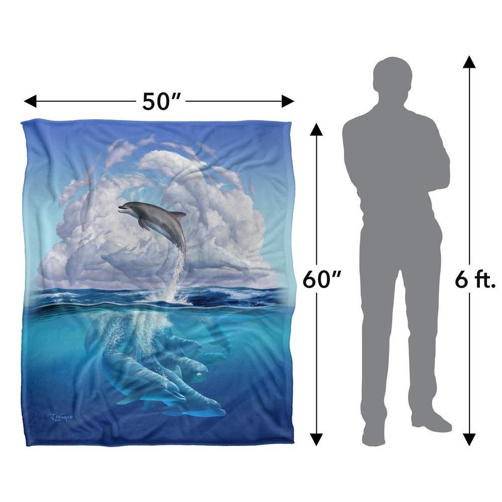 JQ Licensing Jlo Silky Dolphin Supersoft Blanket