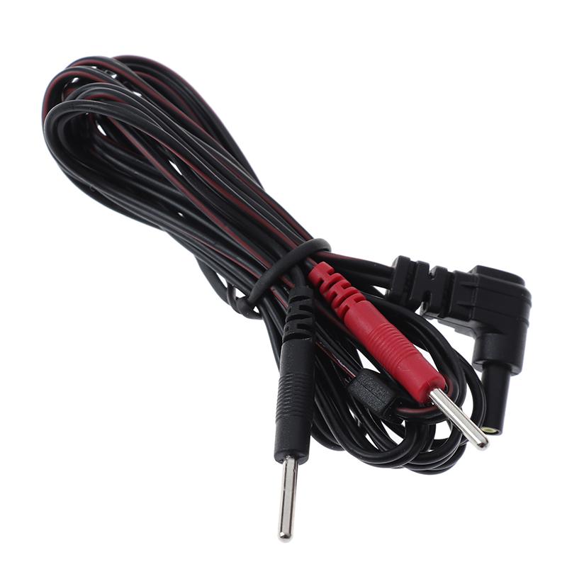 Сменные электродные отводящие провода Стандартные соединительные кабели с пинами 2 мм для массажа
