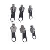 Набор для ремонта молнии - INF - Fix A Zipper - 6 бегунков - Универсальный - Черный