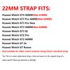 Спортивный ремешок для часов 22 мм для Huawei Watch GT 4, 46 мм, ремешок для часов, браслет для Huawei GT3 Pro, 46 ​​мм GT2 Pro Runner, 46 мм, силиконовый ремешок на запястье