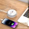 Адаптер для одновременной зарядки 6 устройств с 2 портами Type C Quick Charge и 4 USB-портами, автоматическое определение тока, экономия места