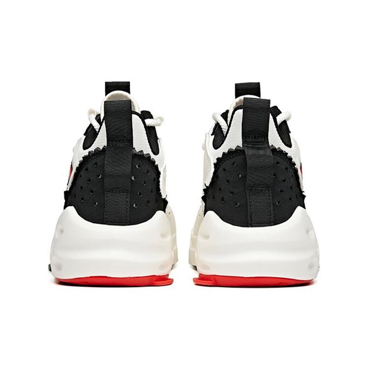 ANTA Bastard Casual Shoes Men's Low top Ivory White/Black 112128084-5