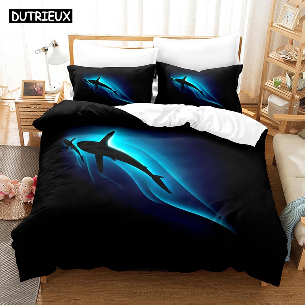 3D Underwater World Bedding Sets Duvet Cover Set With Pillowcase Twin Full Queen King Bedclothes Bed Linen