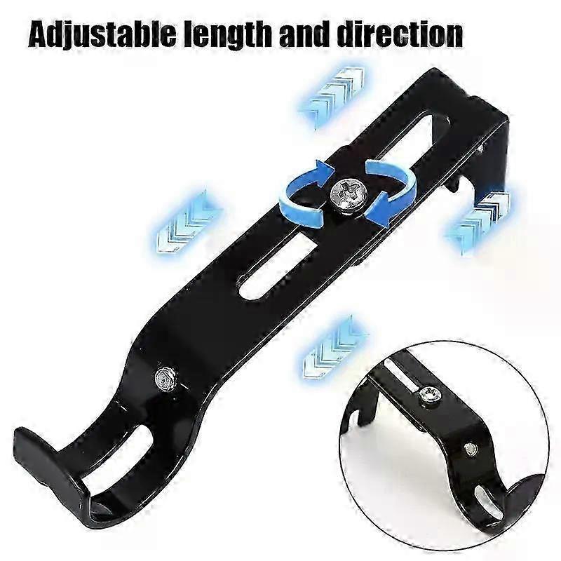 2Pcs Extendable Adjustable Curtain Rod Support with Screws Durable Curtain Rod Bracket Curtain Rod Holder Window Hardware hwy
