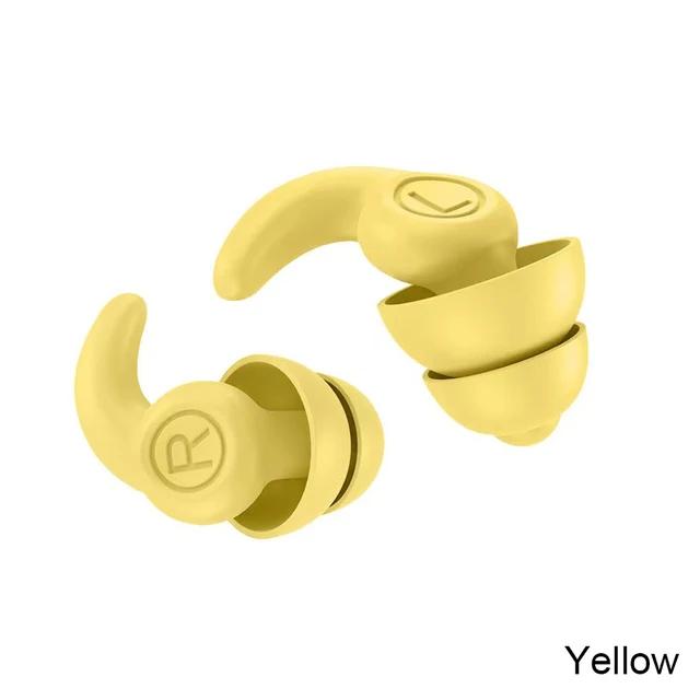 Силиконовые затычки для ушей с шумоподавлением во время сна, водонепроницаемые затычки для ушей, антишумовые водонепроницаемые затычки для путешествий, работы, водонепроницаемые затычки для ушей