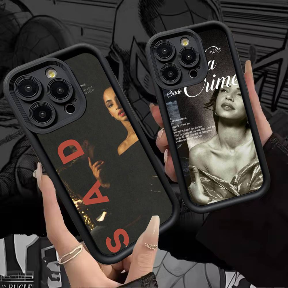 Чехол для телефона певицы Sade Adu для iPhone 17 16 15 14 Plus 13 12 11 Pro Max Силиконовый чехол