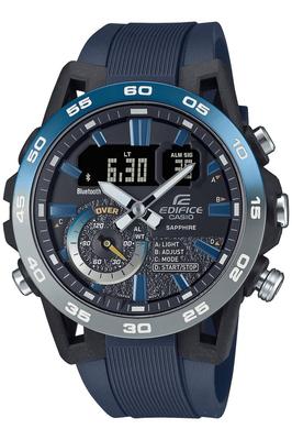 Часы Casio Edifice серии Nighttime Drive с Bluetooth, темно-синие, ECB-40YNP-1AJF, мужские,