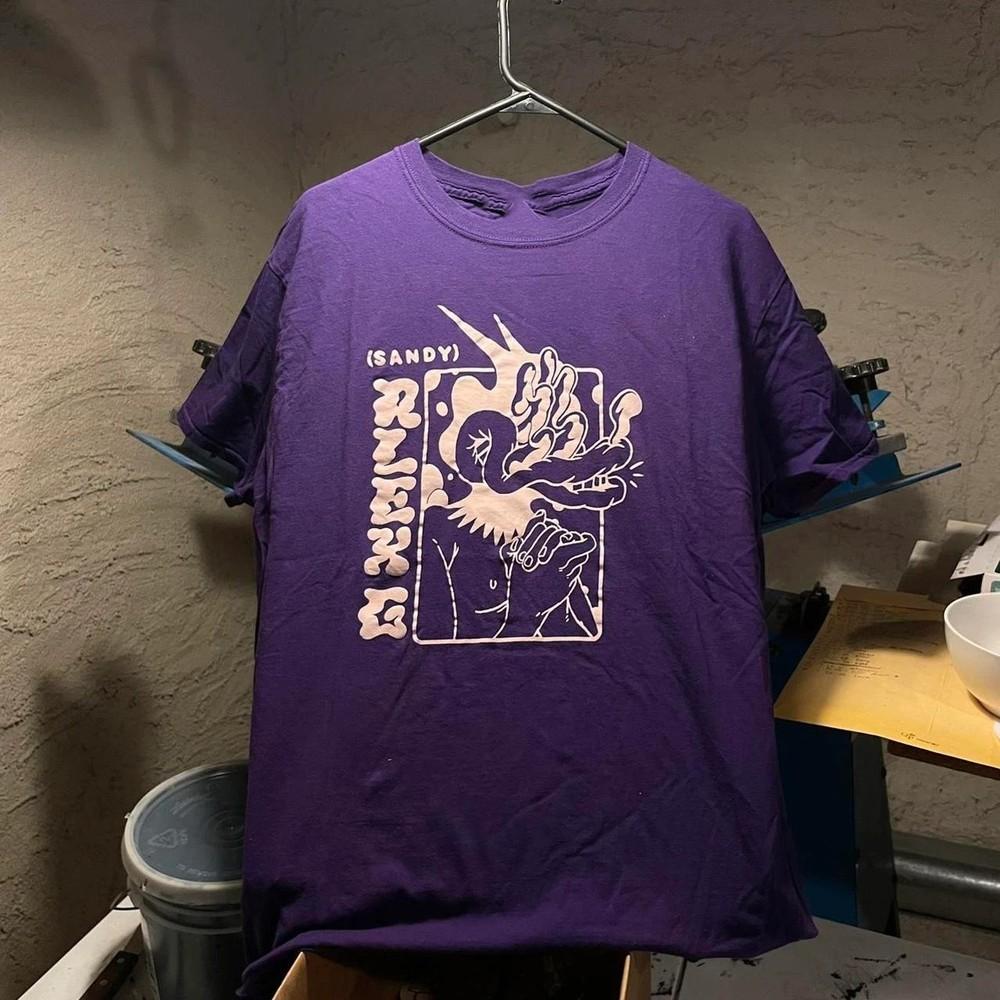 Футболка Alex G фиолетовая run hands Для фаната Унисекс Полный размер от S до 5XL BT1989 Унисекс Футболка