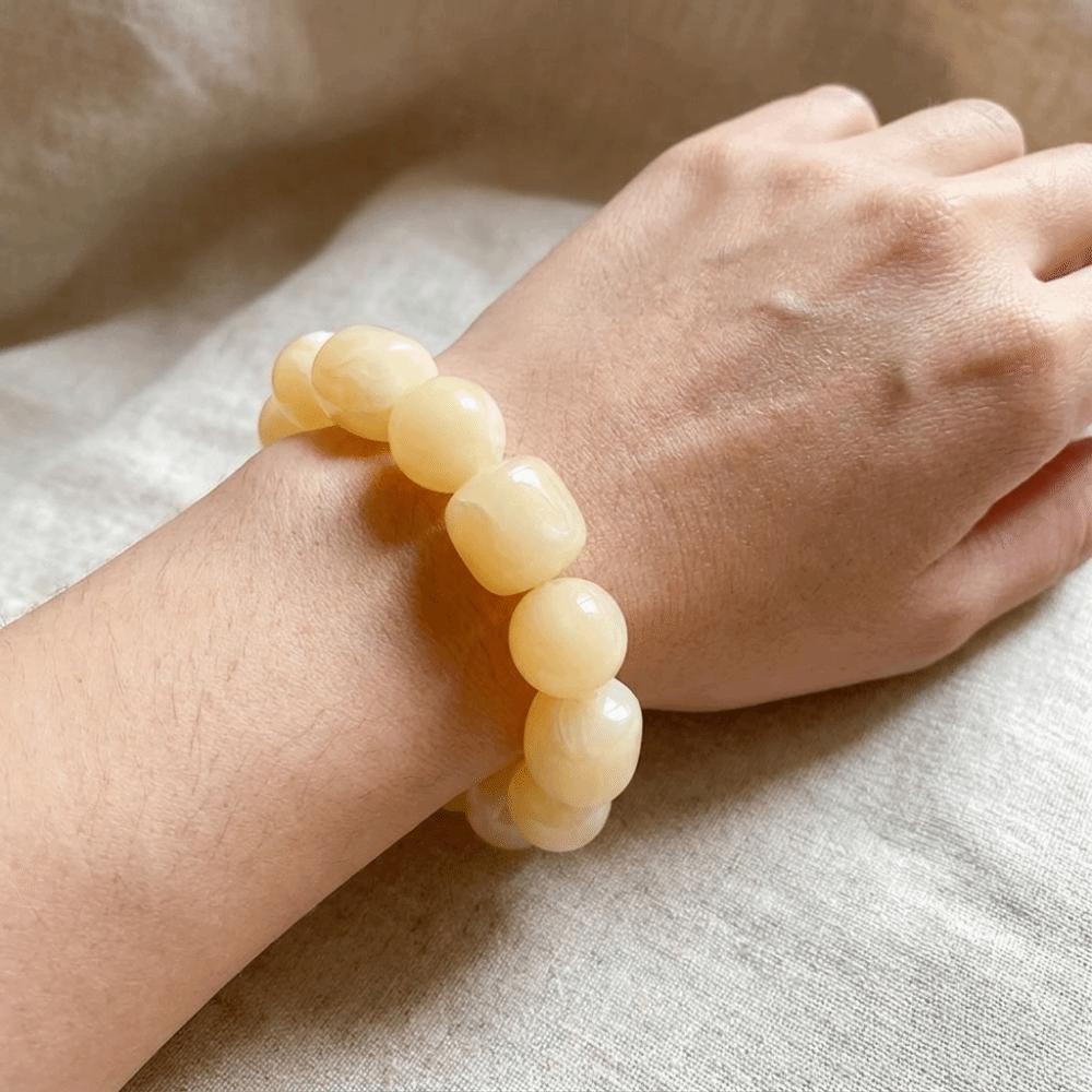Round Beaded Bracelet Square Acrylic Hand Jewelry Cute Women Bracelet Gifts