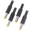 Black Male Barrel Connectors 14mm DC Male Jack Monitoring DC Power Plug DC Power Plug Socket