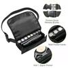 Multi Pocket Waist Bag Euro Coin Holder Portable Coin Storage Money Box Wallet Purse For Waiter Driver Cash Money Phone Safe