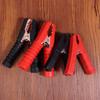2 шт. 30/50A 80 мм Крокодил Автомобильный Фургон Аккумулятор Тестовый Провод Зажимы Крокодил Электрический Перемычка Кабель Зажим Красный+Черный