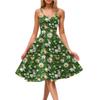 Women's Casual Fashion Print Sexy Off Shoulder Punk Retro Dress Retro Dress Dress