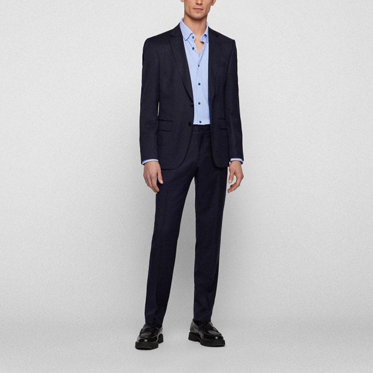 Hugo Boss Рубашка Мужская Голубая 50474018-450