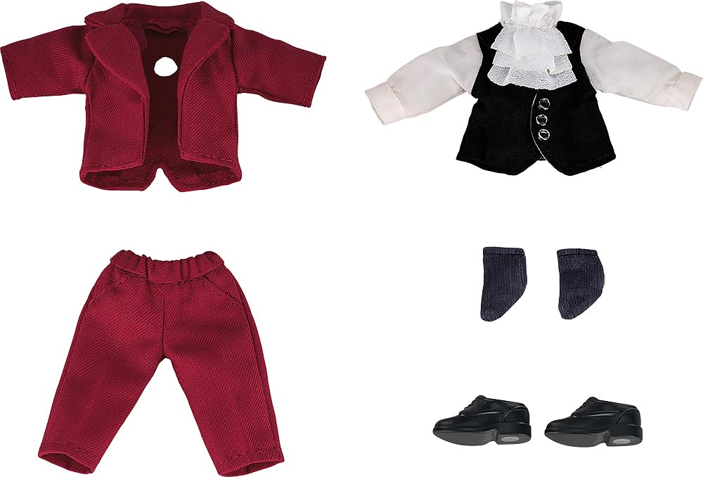 Good Smile Company Nendoroid Doll Outfit Set Miles Edgeworth Ace Attorney Painted Complete Cloth Set