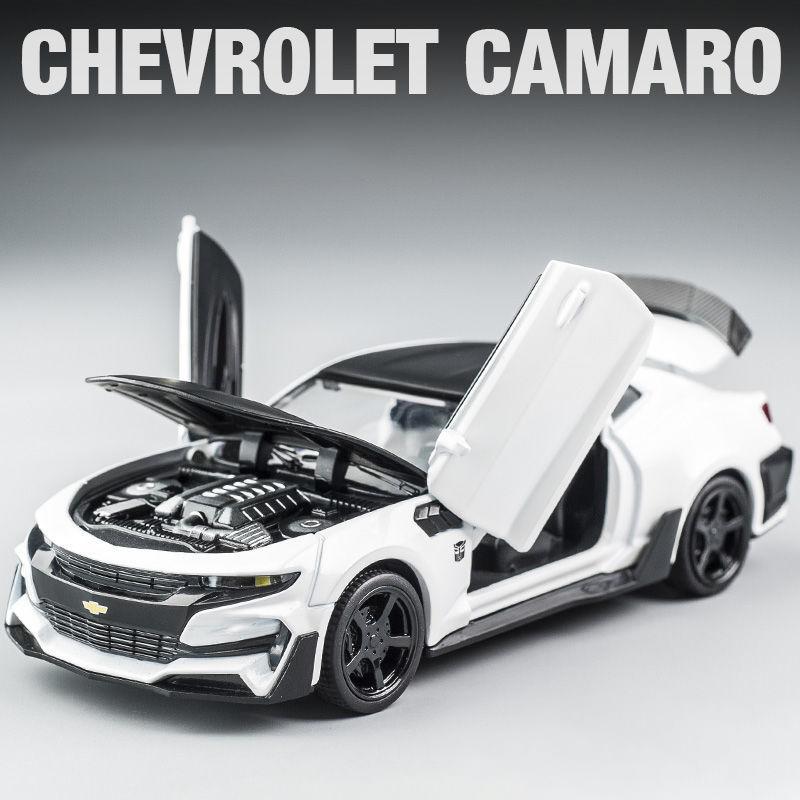 1:32 Chevrolet Camaro литая модель игрушечного автомобиля литые металлические звуковые и световые игрушки для детей транспортное средство