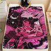 1Pc Angel Anime Print Flannel Blanket, High quality Comfortable for All Seasons, Home Decor, Warmth and Comfort, Perfect for Christmas Gifts 05