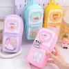 Handheld Storage Bag Large Capacity Stationery Box Cute Cartoon Pen Bag  Girl
