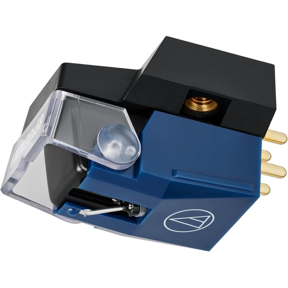 Audio-Technica AT-VM520xEB VM-type Stereo Cartridge, AEX 2026 Award Winner, Bonded Elliptical Stylus, Aluminum Pipe Cantilever, for Record Players