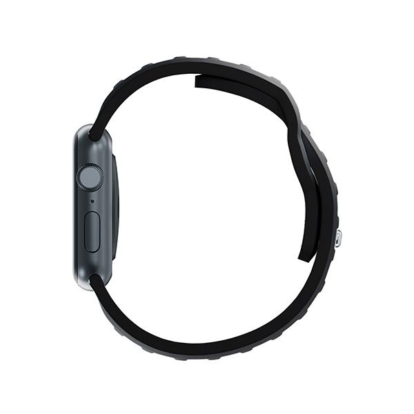 Pasek Silikonowy 3Mk Silicone Watch Strap Do Apple Watch 42/44/45/49Mm Czarny