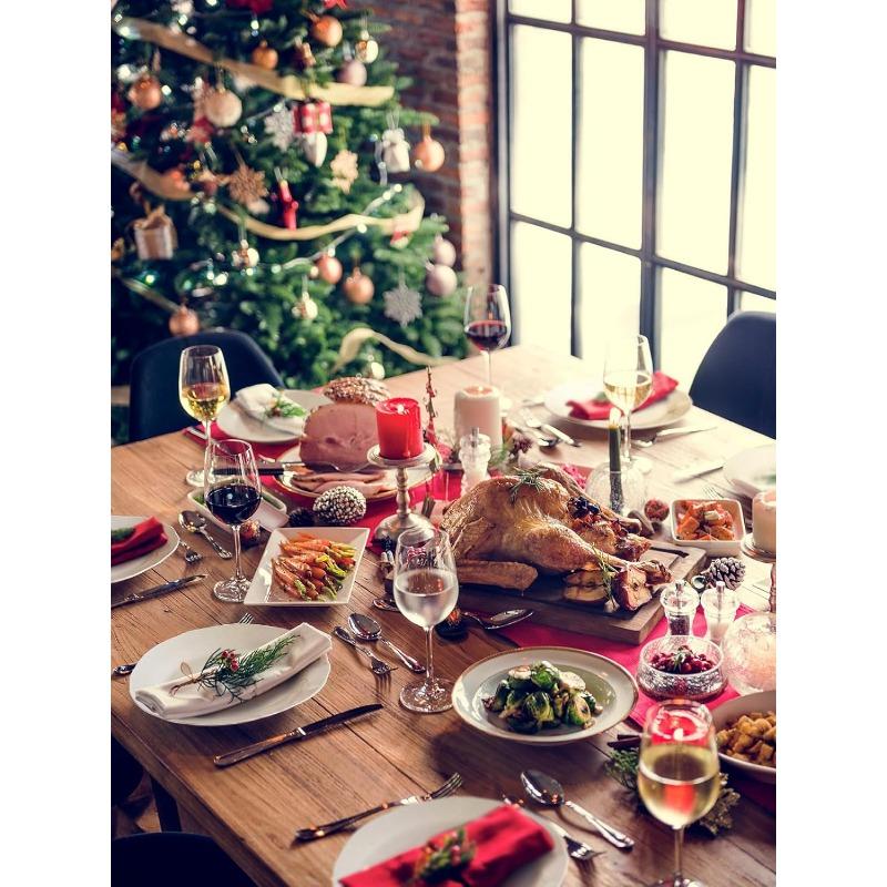 Керамические обеденные тарелки, 10,6-дюймовые фарфоровые фестончатые тарелки, набор из 6 сервировочных блюд цвета «кремовый» для домашней кухни, микроволновая печь