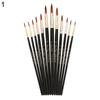12Pcs/Set Professional Artist Paint Brush Acrylic Watercolor Oil Painting Tool