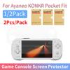 1/2 Упаковки 2 шт./Упаковка HD Пленка Защитная Наклейка для Ayaneo KONKR Pocket FIT Портативной Игровой Консоли Высококачественная Гибкая Пленка Чехол