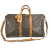Louis Vuitton M41418 Монограмма KeepallBandouliere 45 Дорожная сумка Сумка-даффл Коричневый