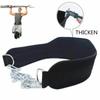 Up Thick Neoprene Sport With Chain Dipping Belt Protector Strap Waist Support Weight Lifting Belt