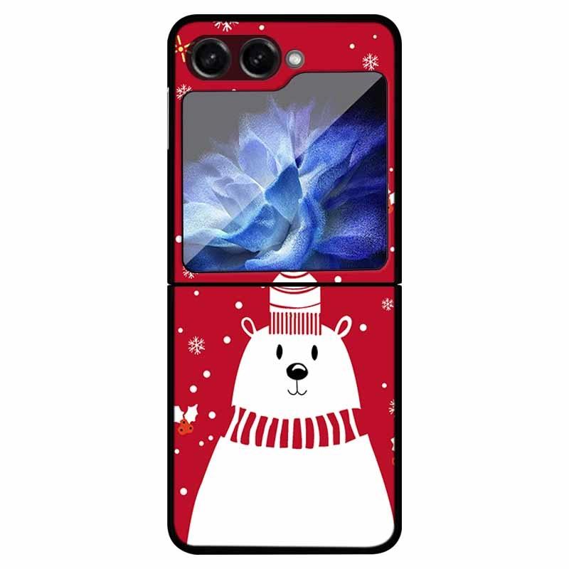 For Samsung Z Flip 6 Case Fold Cover Hard PC Case For Samsung Galaxy Z Flip6 Foldable Black Fold Fashion Coque Plastic Shield