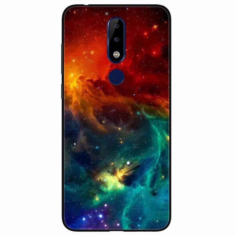 Для Nokia 5.1 Plus Чехол Мягкий Силикон Мультфильм Модный ТПУ Чехлы для Телефона для Nokia X5 Обложка 5.1Плюс Милый для NokiaX5 Защитный